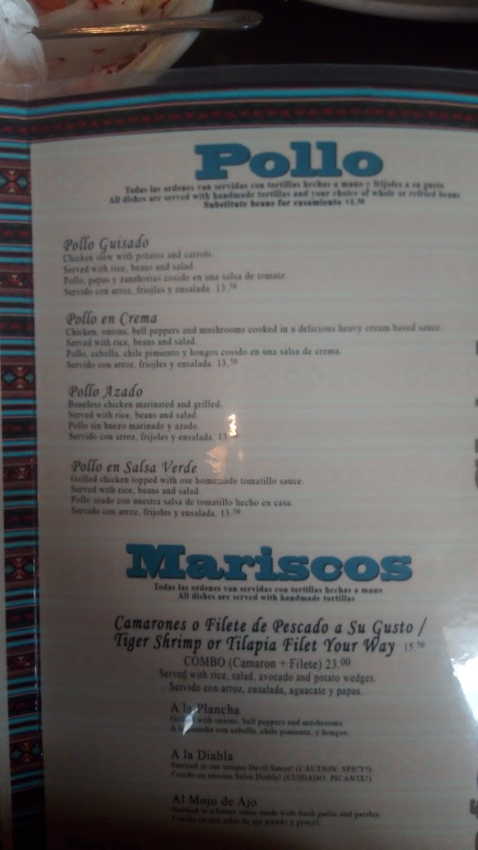 Abuelita's Restaurant Menu - Image 4